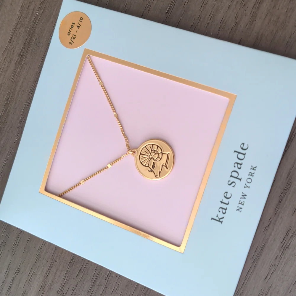 NEW Kate Spade Aries Pendant Necklace